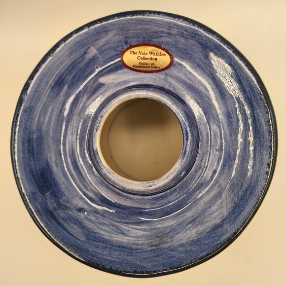 Santa Candle Topper Shade Nola Watkins Collection Hand painted Ceramic Christmas - Picture 3 of 8